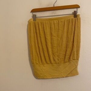 TOSKA VINTAGE YELLOW SKIRT SIZE MEDIUM
